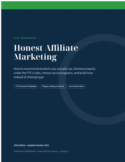 Cover of Honest Affiliate Marketing (2026)